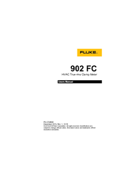 Thumbnail of document Manual - 902 FC True-RMS HVAC Clamp Meter